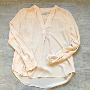 Loft Sheer Blouse in Cream